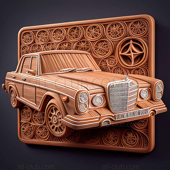 3D мадэль Mercedes Benz W114W115 (STL)